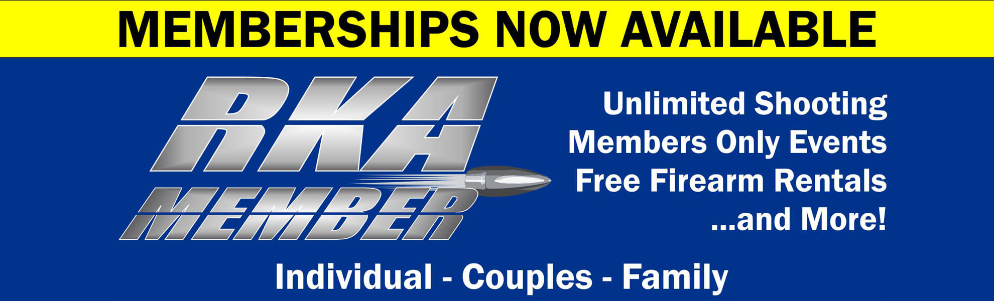 Memberships Now Available